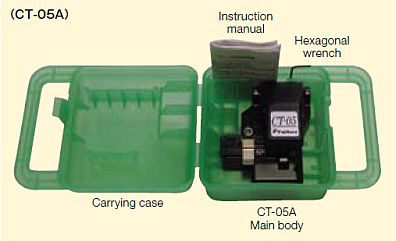 Комплект поставки автоматического скалывателя оптических волокон Fujikura CT-05A